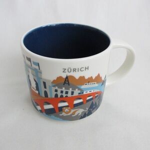 Starbucks Coffee Mug Zurich Switzerland You Are Here Collection 14 oz 2018